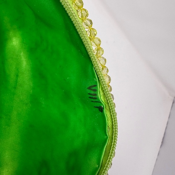 Green and Black Beaded Handbag (4at) - Picture 6 of 11